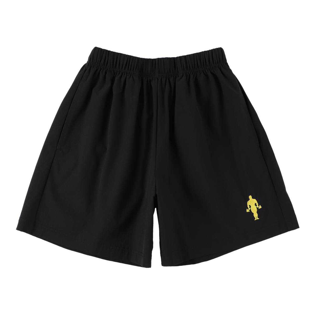 新品 80年代 ビンテージ 日本製 GOLD GYM ゴールドジム TEAM GOLD'S スパッツ 短パン トレーニング ボディビル 格闘技 M 紫 レトロ 当時物 GOLD'S GYM G7730 タフタショートパンツ【一部入荷待ち
