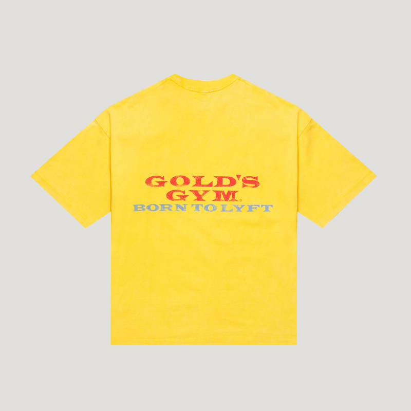 LÝFT × GOLD'S GYM Vintage Logo Big T-Shirt 1479 – フィットネスショップ