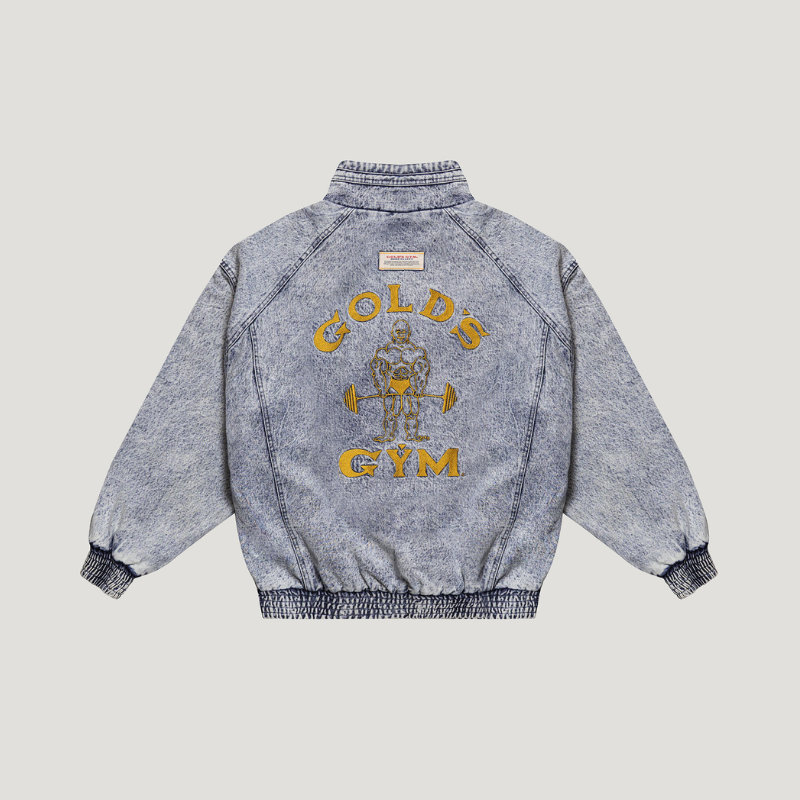 LÝFT × GOLD'S GYM Oversize Denim Jacket 1487 – フィットネスショップ