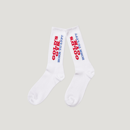 LÝFT × GOLD'S GYM Logo Socks 1490