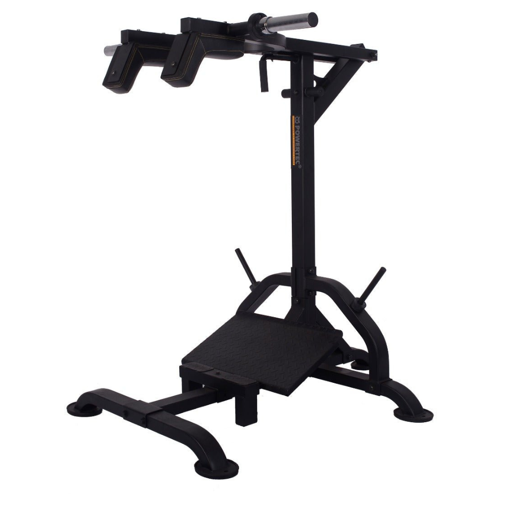 POWERTECパワーテック スクワット&カーフ ブラック POWERTEC(パワーテック) レバレッジスクワット&カーフ ブラック L-SC19