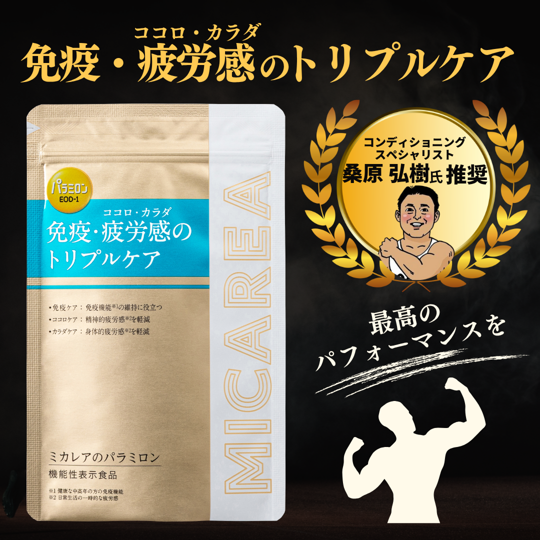 ミカレアのパラミロン 60粒(約30日分)<機能性表示食品 ミカレアのパラミロン 60粒(約30日分)<機能性表示食品
