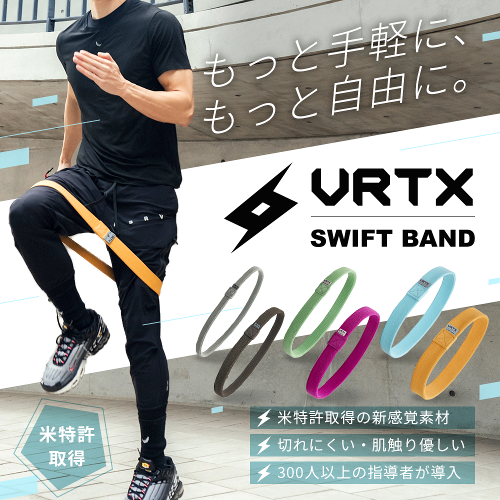 【おまけあり】VRTXフィットネスバンド　5本セット VRTXフィットネスバンド中上級者5本セット(1〜5番) – VRTX BAND