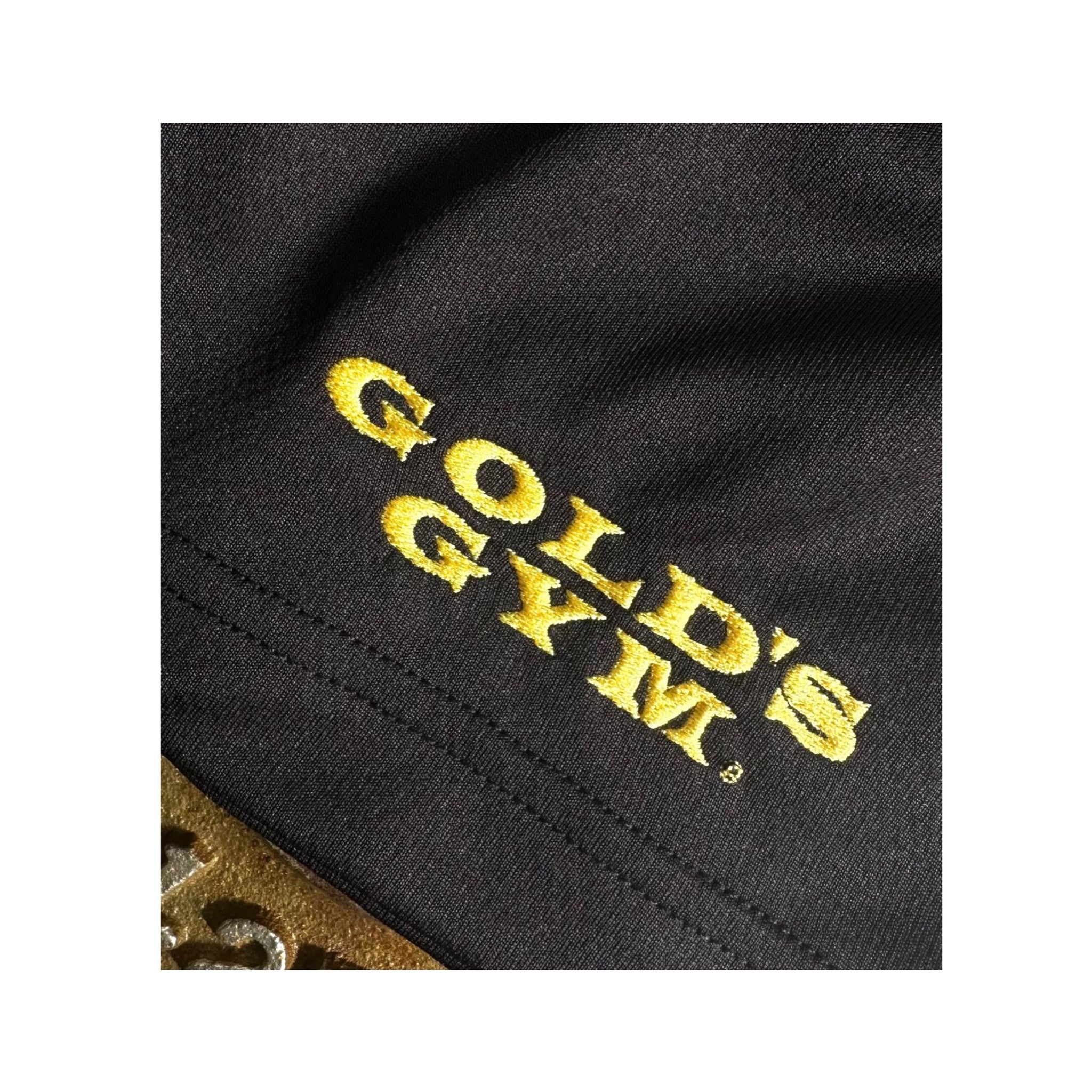 90’s GOLD’S GYM USA製 メッシュ ショーツ イエロー L ラックス ウーブン ショーツ / LUX WOVEN SHORT （アシッド