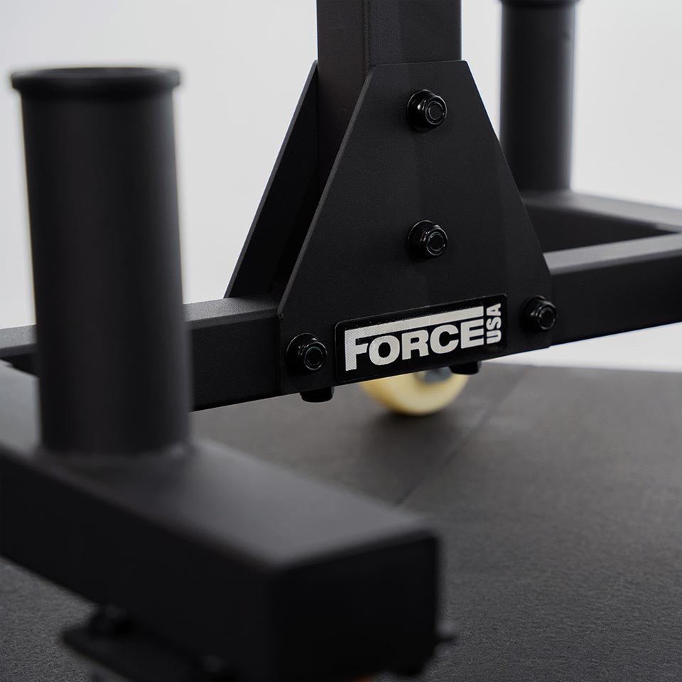 FORCE USA F-BPBST-V2 プレート ＆ バーベルストレージツリー