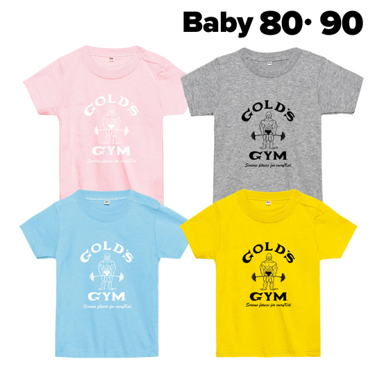 GOLD'S GYM G2228 ベビーTシャツ (クラシックジョー) 80cm 90cm