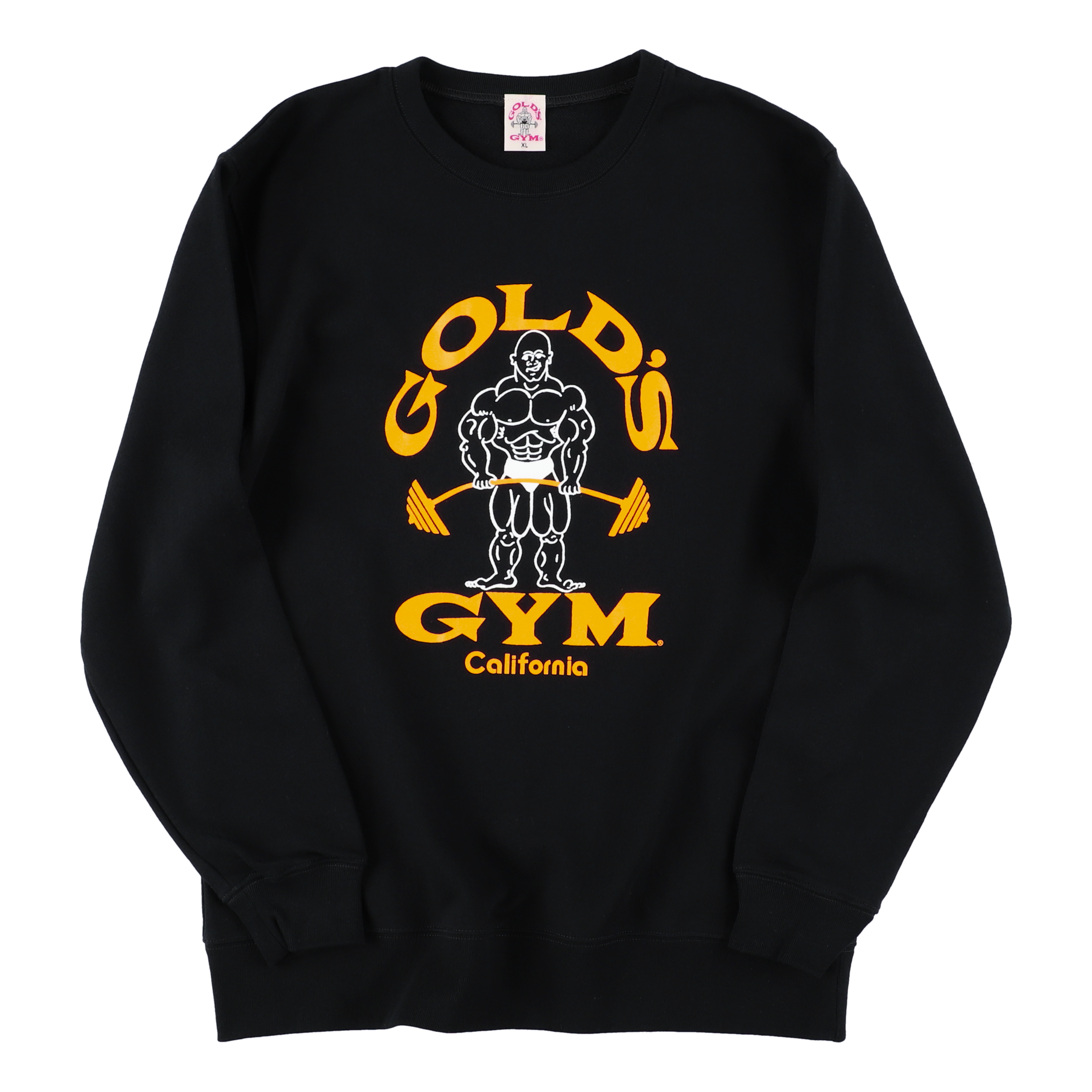 GOLD'S GYM G6180 80's スウェットシャツ ブラック