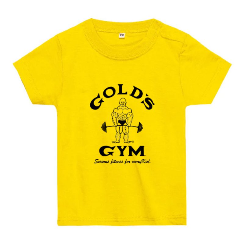 GOLD'S GYM G2228 ベビーTシャツ (クラシックジョー) 80cm 90cm GOLD'S GYM G2228 ベビーTシャツ (クラシックジョー) 80cm 90cm
