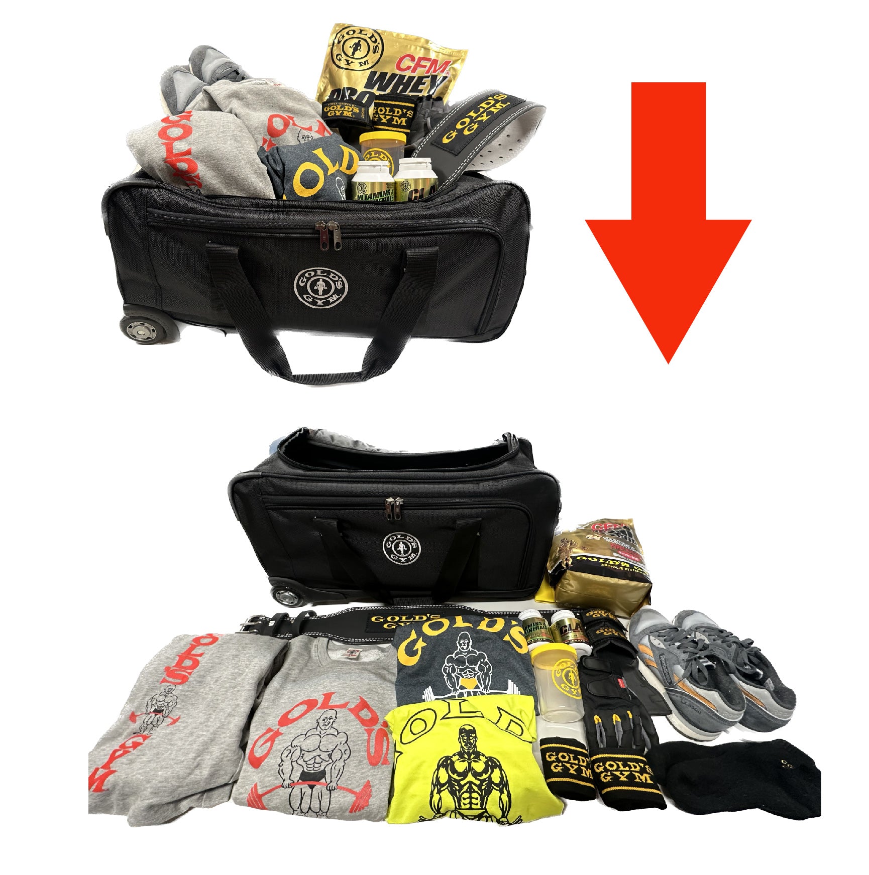 限定品 GOLDS GYM ゴールドジム ボストン キャリーバッグ カバン GOLD'S GYM (ゴールドジム)G2824 ボストンキャリーバッグ