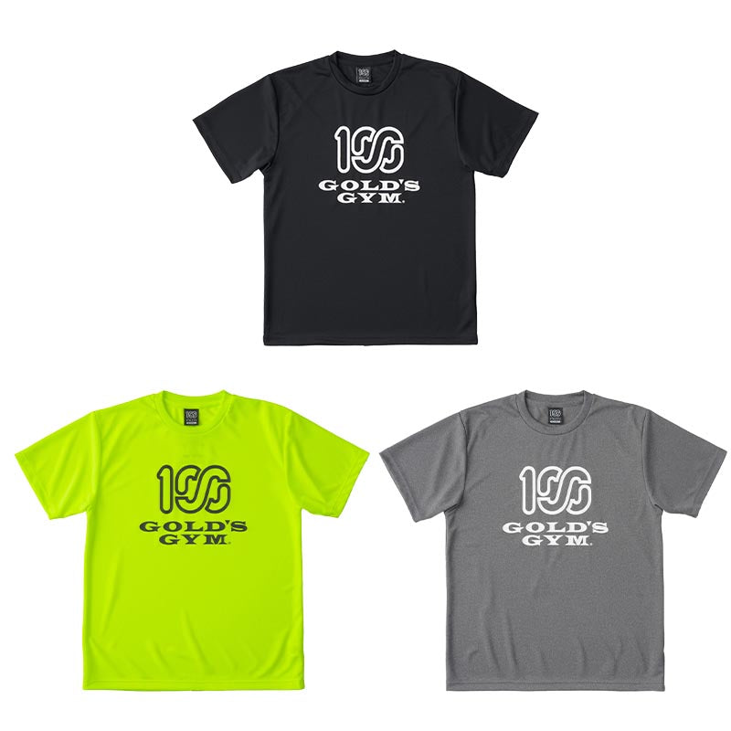 GOLD'S GYM ×100A DRY S/S Tee