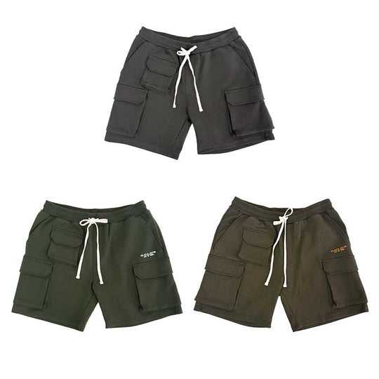 【フィットネスショップ別注】 G7167 GOLD'S GYM カーゴストレッチショートパンツ