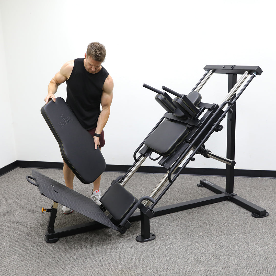 □POWERTEC(パワーテック) レッグプレス ＆ ハックスクワット P-LPHS26