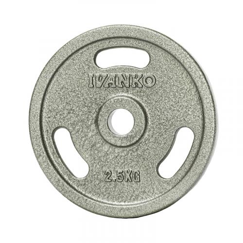 ① IVANKO 15kgプレート 1枚 28mm 用 IVANKO(イヴァンコ) 28mm IBPN ペイントプレートバーベルセット