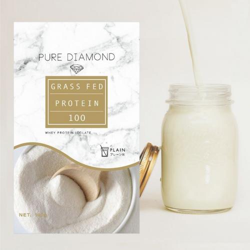 PURE DIAMOND グラスフェッド プロテイン プレーン味 – フィットネス 