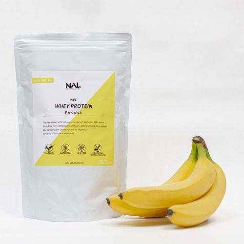 NAL(ナチュラルアスリートラボ)WPI　ホエイプロテイン バナナ 1kg