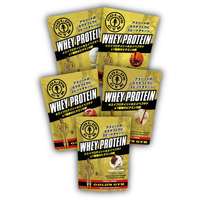 GOLD'S GYM(ゴールドジム) ホエイプロテイン+ホエイペプチド&ビタミン 小袋